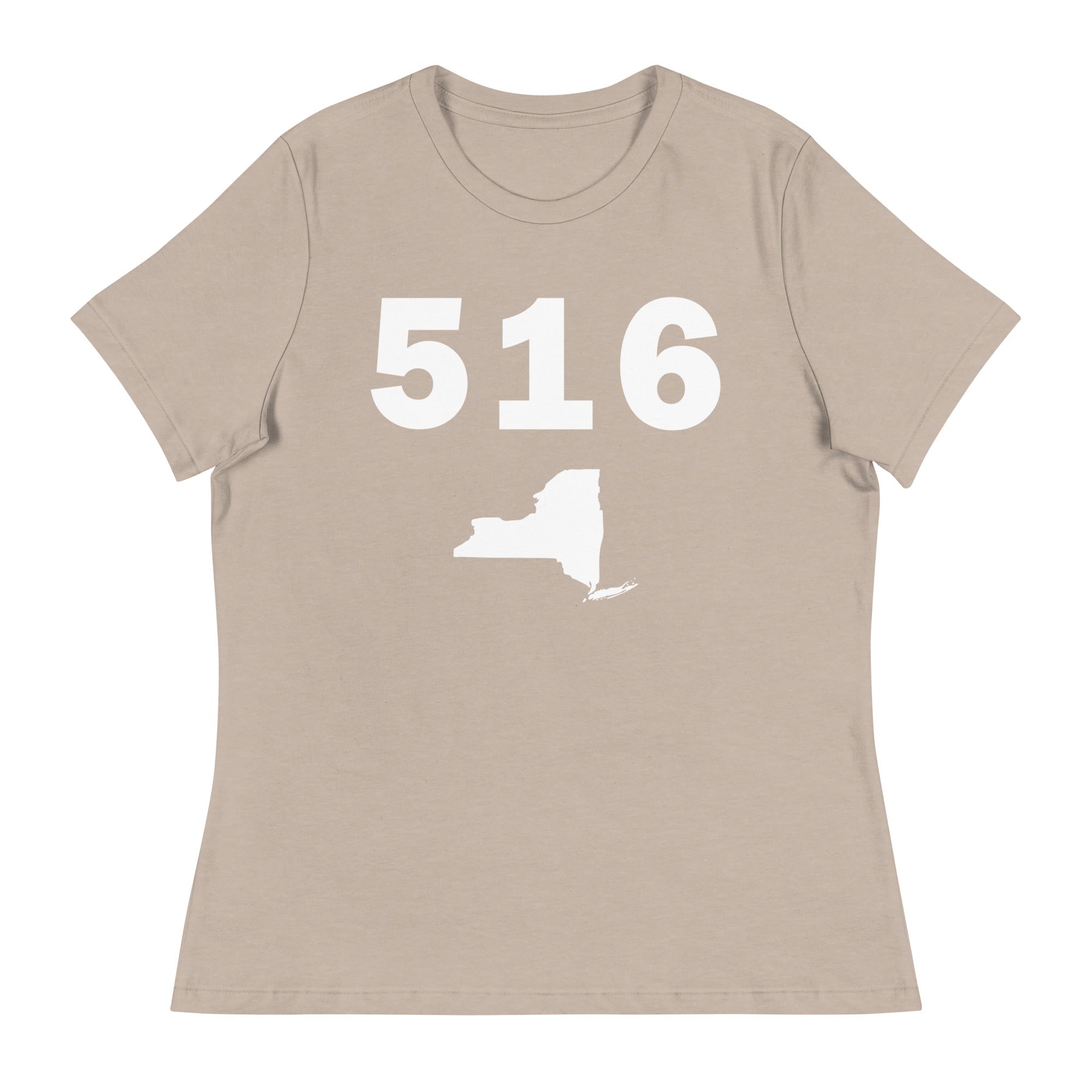 516 Area Code Women's Relaxed T Shirt
