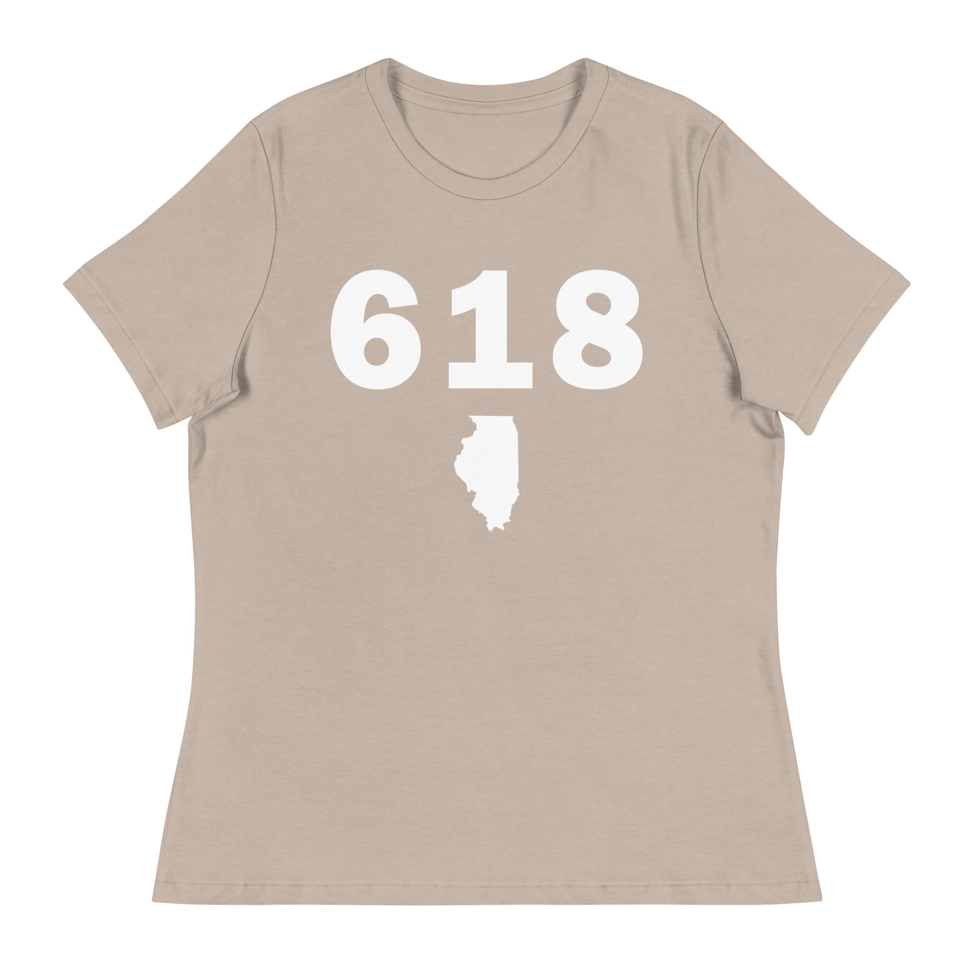 618 Area Code Women's Relaxed T Shirt