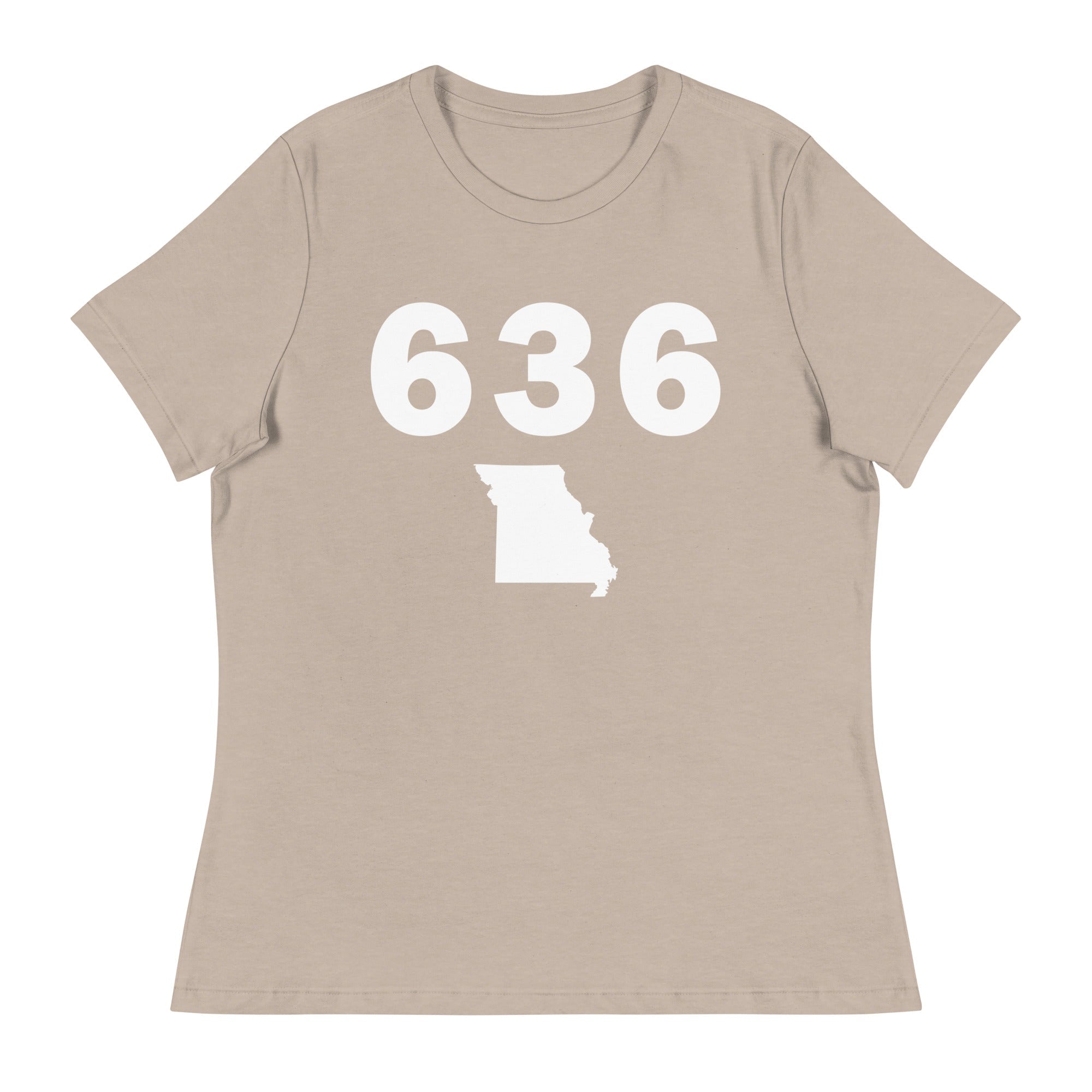 636 Area Code Women's Relaxed T Shirt