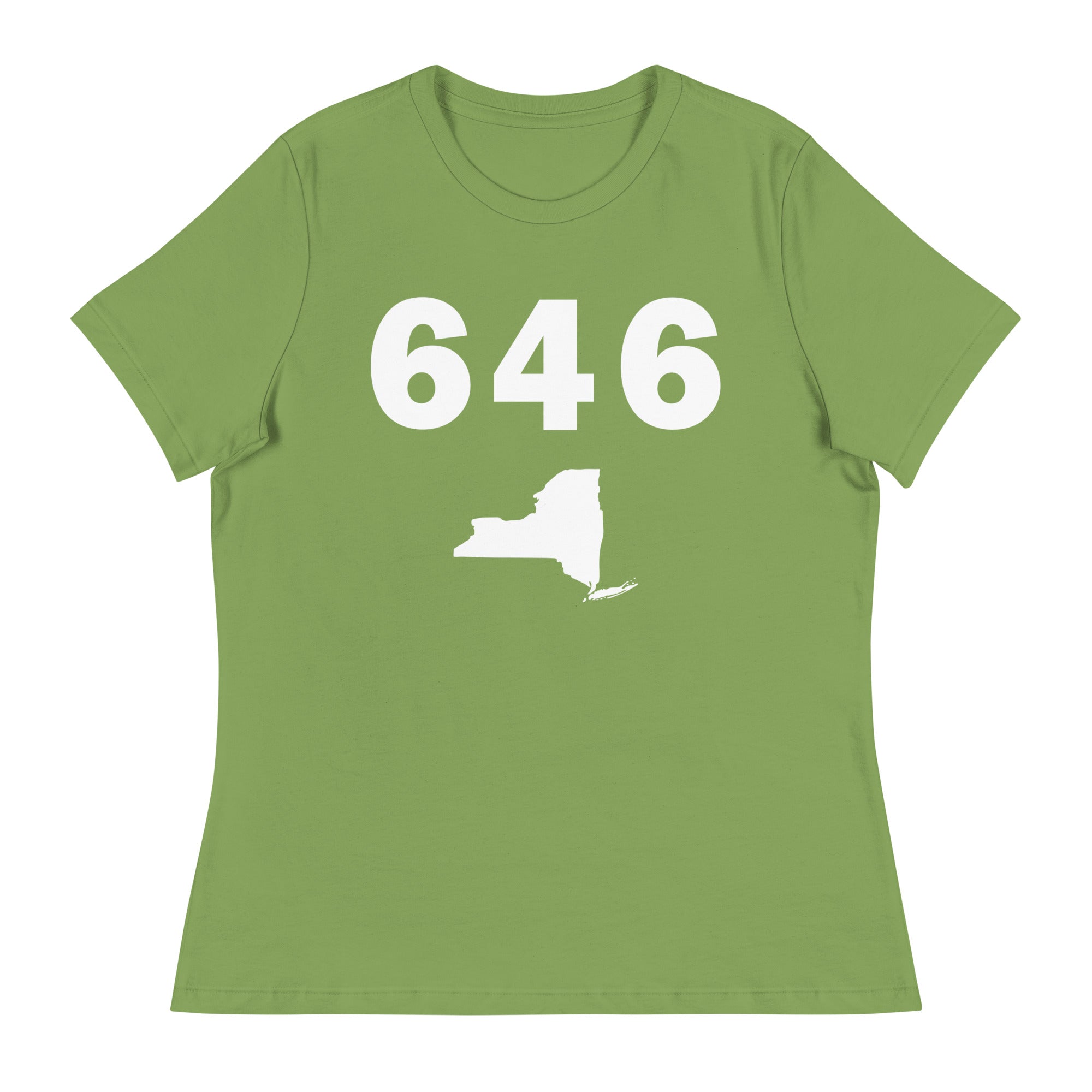 646 Area Code Women's Relaxed T Shirt