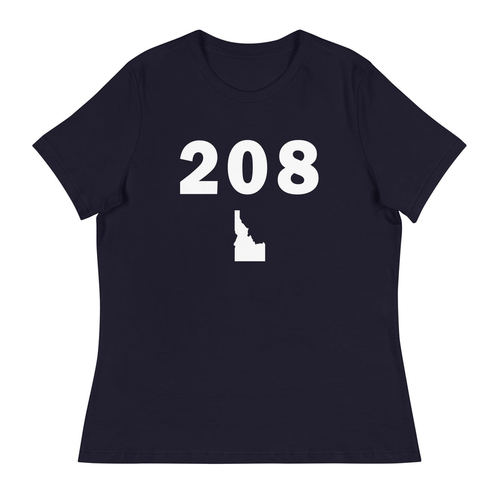 208 Area Code Women's Relaxed T Shirt