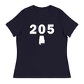 205 Area Code Women's Relaxed T Shirt