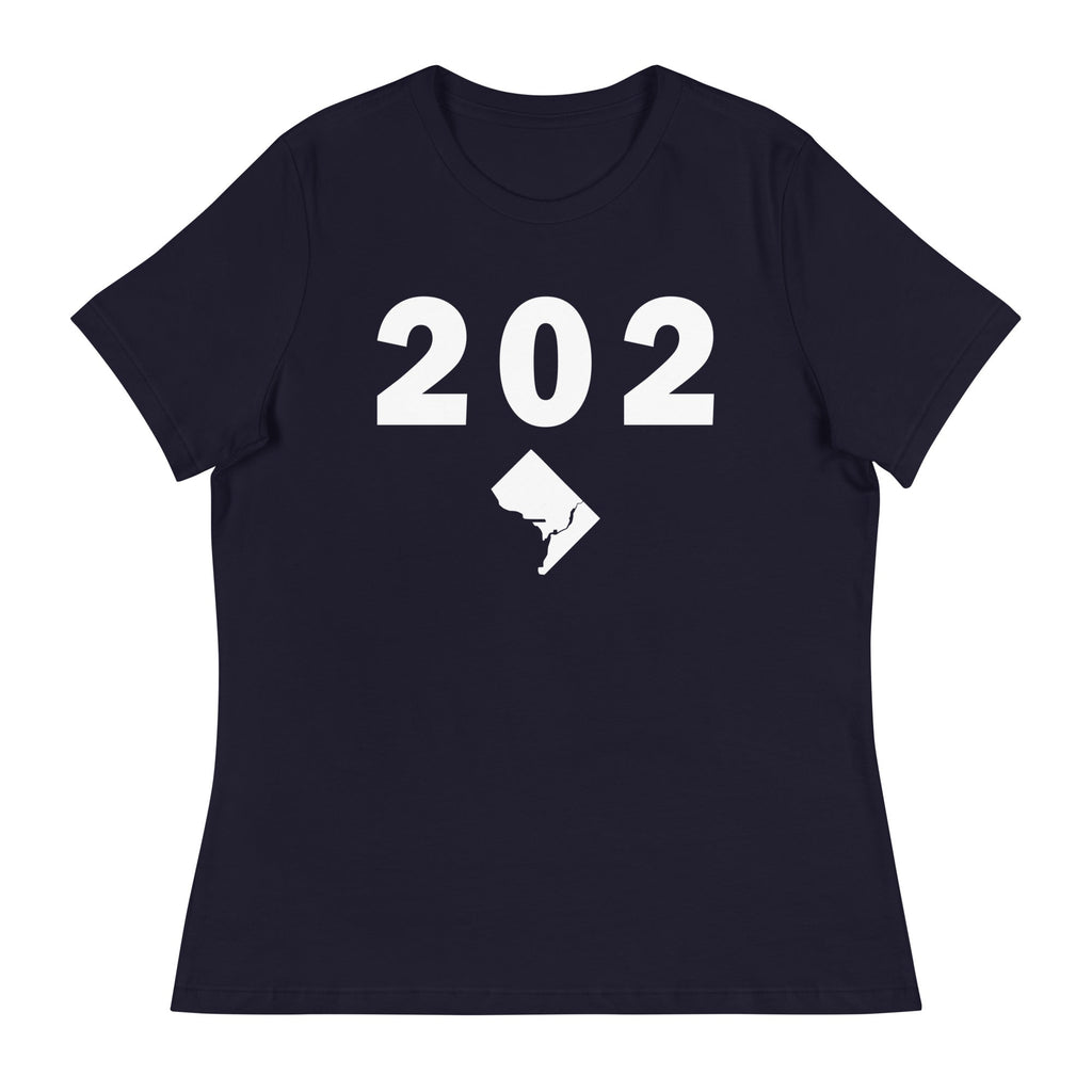 202 Area Code Women's Relaxed T Shirt