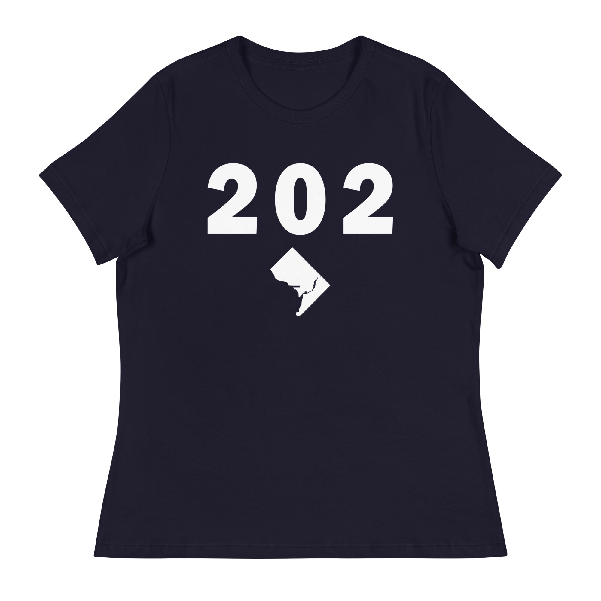 202 Area Code Women's Relaxed T Shirt