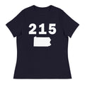 215 Area Code Women's Relaxed T Shirt