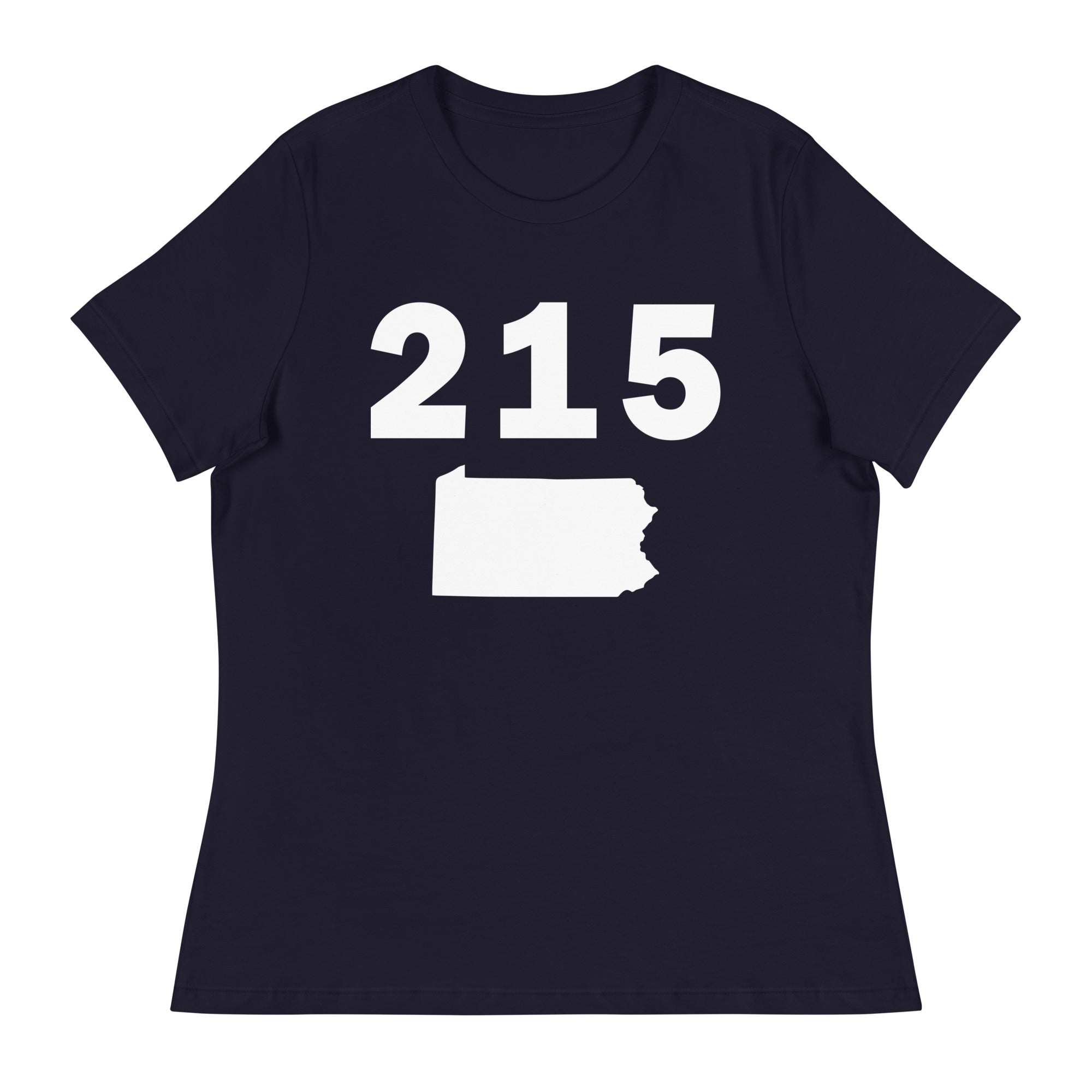 215 Area Code Women's Relaxed T Shirt