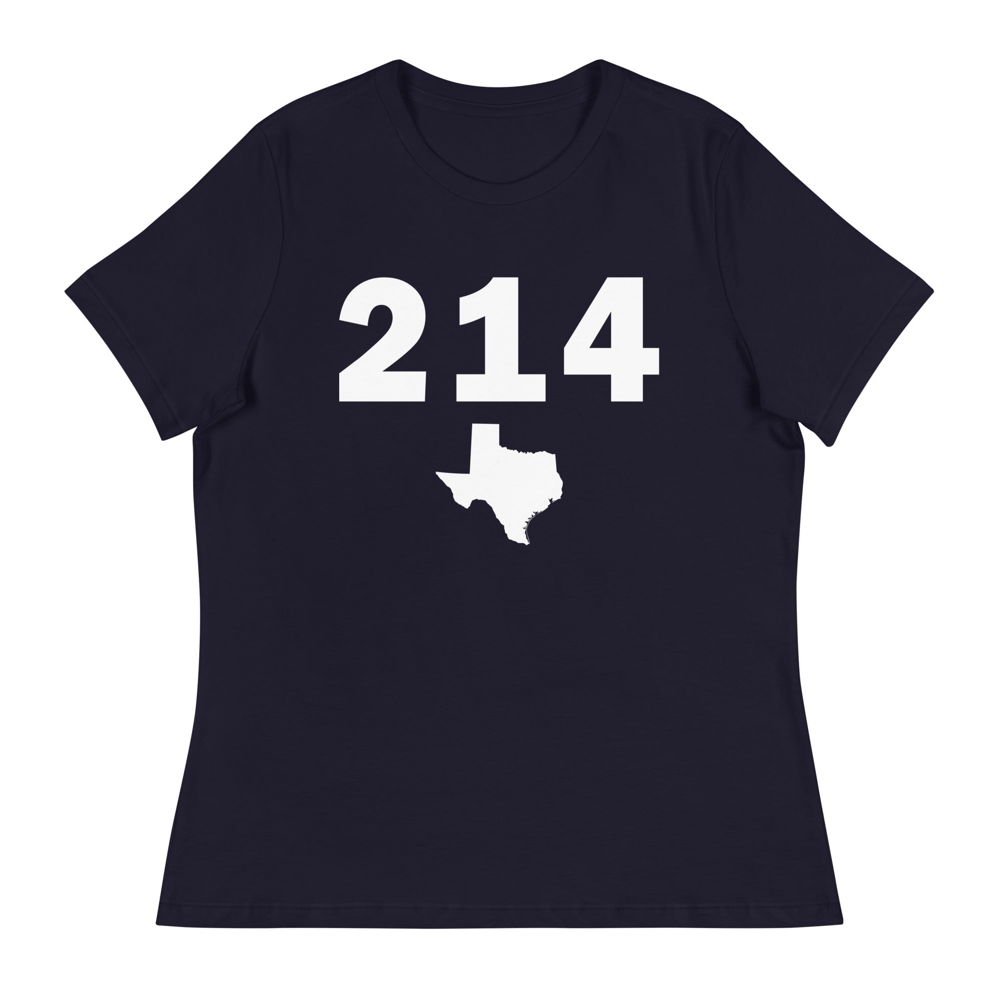 214 Area Code Women's Relaxed T Shirt