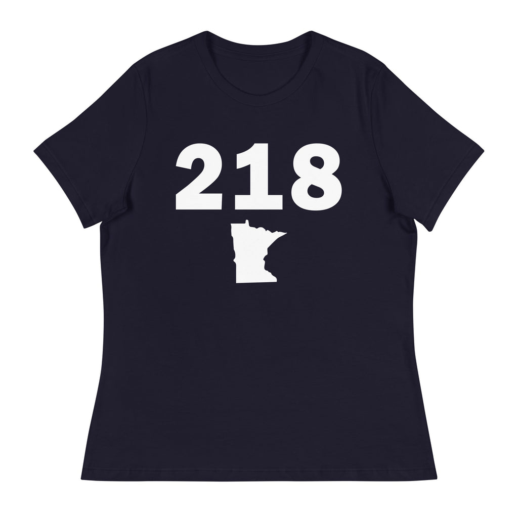 218 Area Code Women's Relaxed T Shirt