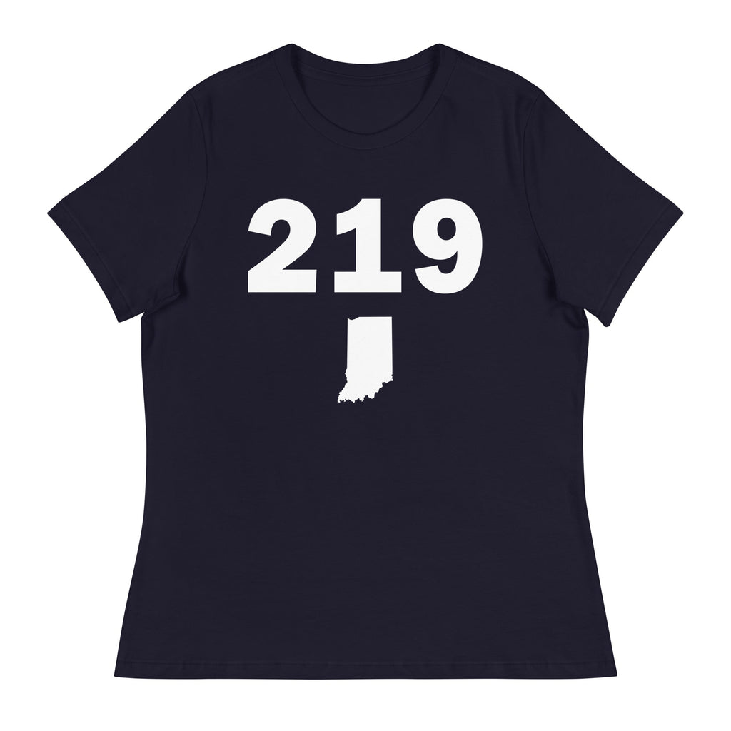 219 Area Code Women's Relaxed T Shirt
