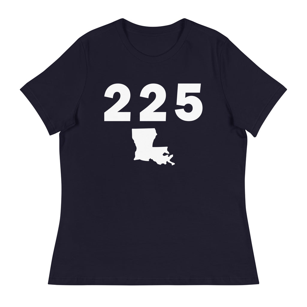 225 Area Code Women's Relaxed T Shirt