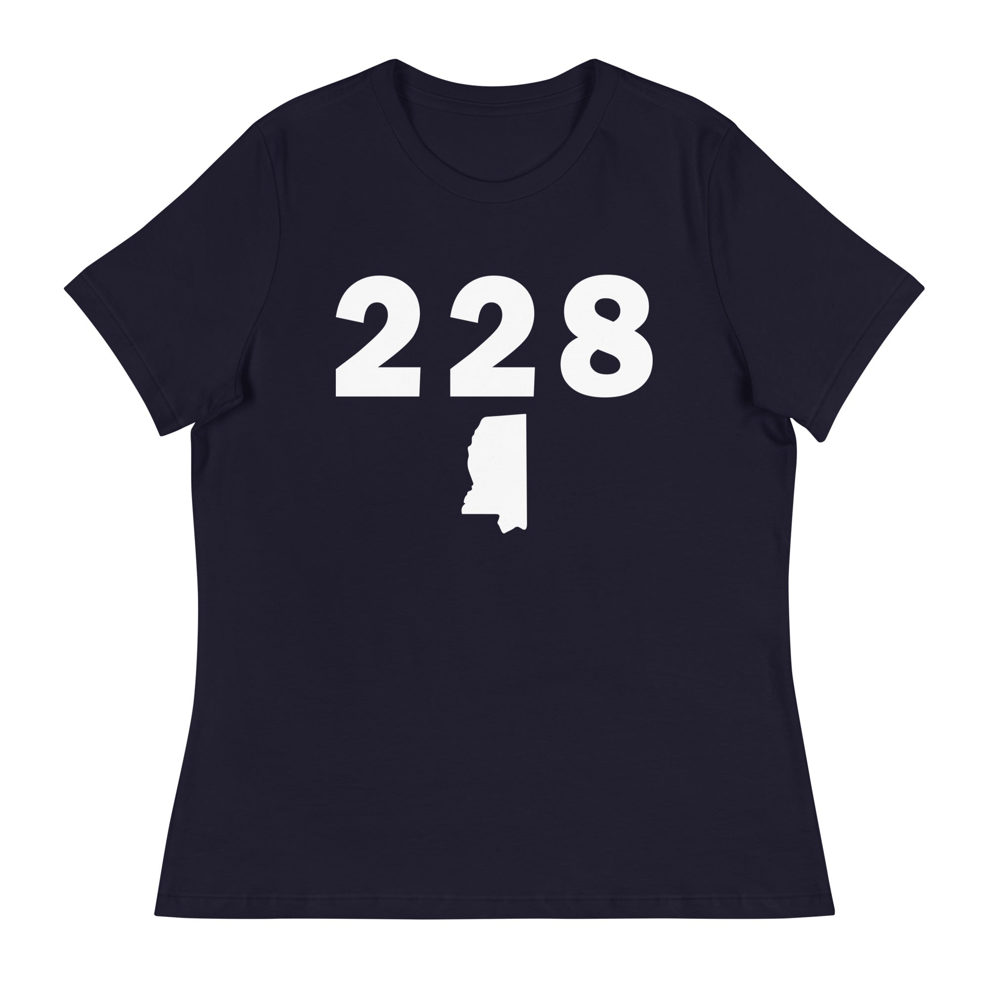 228 Area Code Women's Relaxed T Shirt