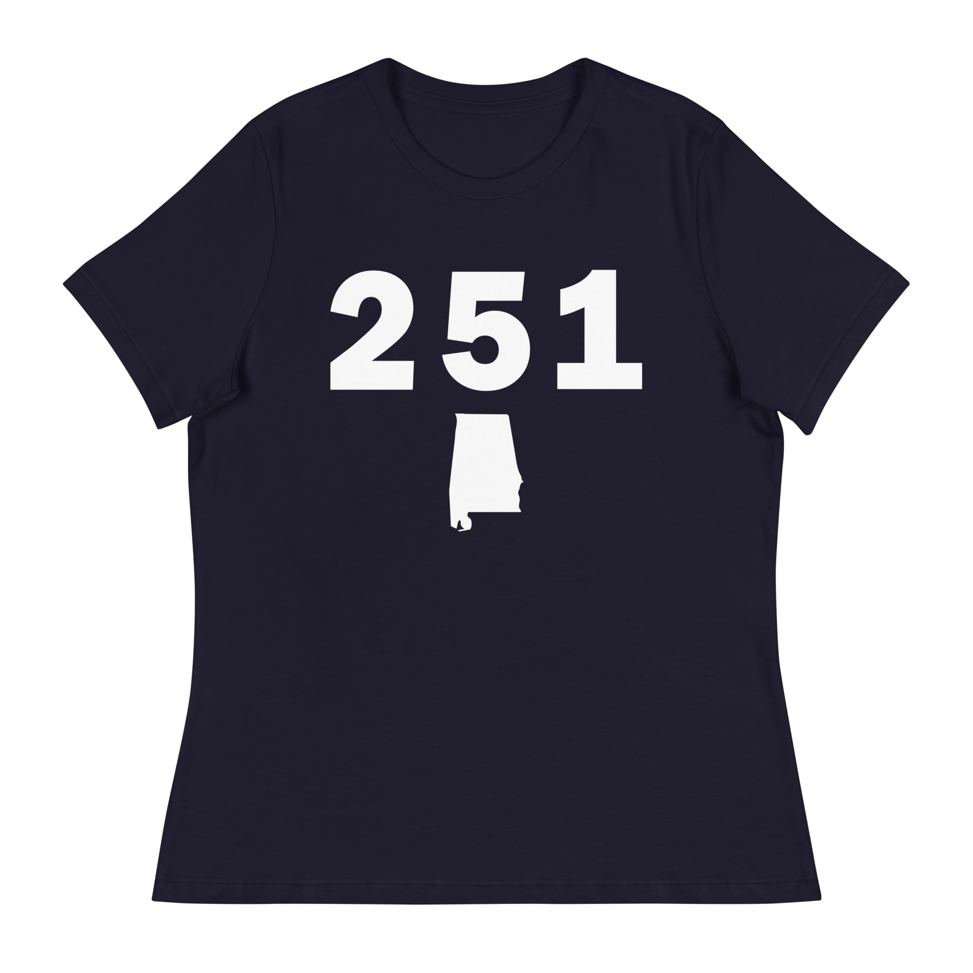 251 Area Code Women's Relaxed T Shirt