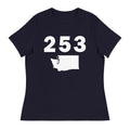 253 Area Code Women's Relaxed T Shirt