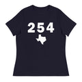 254 Area Code Women's Relaxed T Shirt