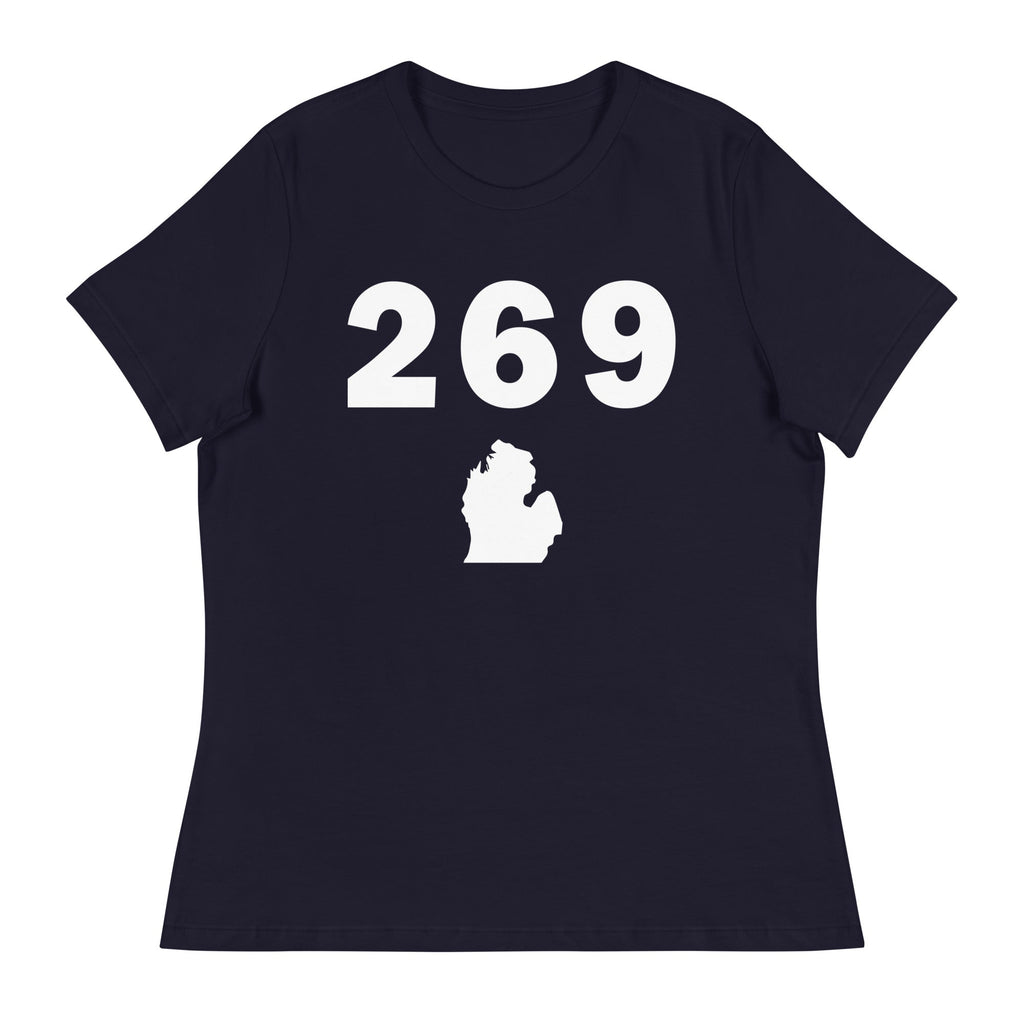 269 Area Code Women's Relaxed T Shirt