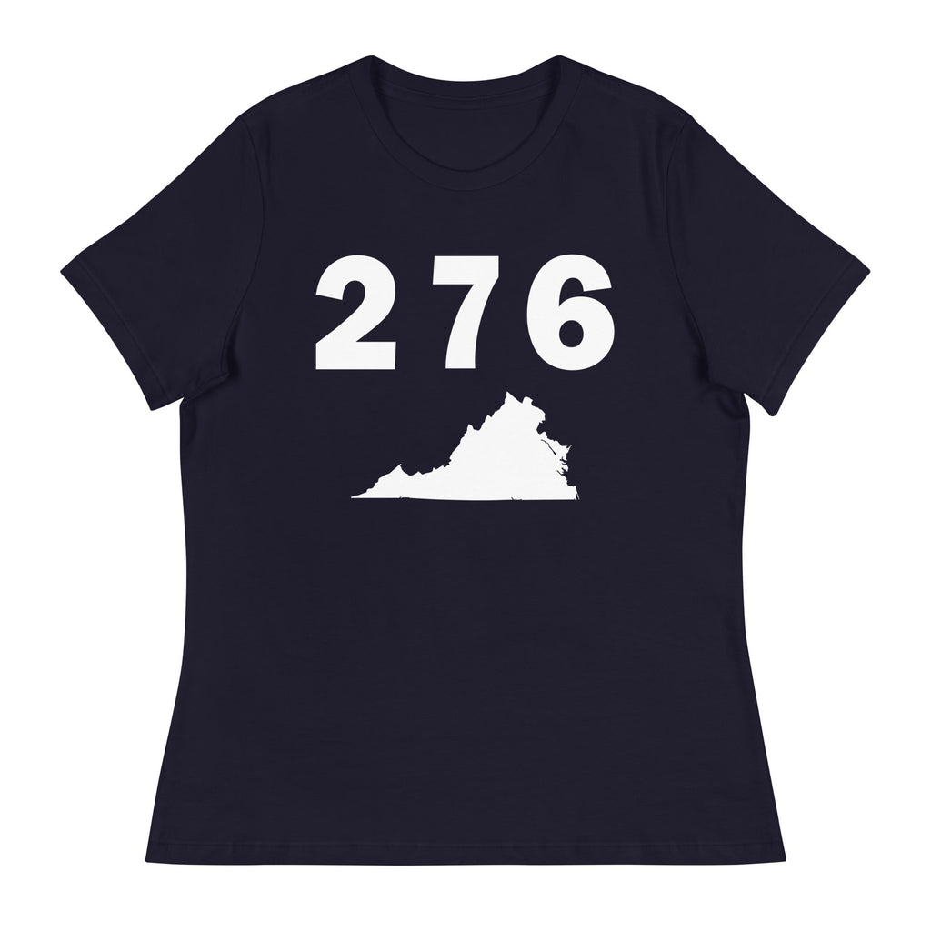 276 Area Code Women's Relaxed T Shirt