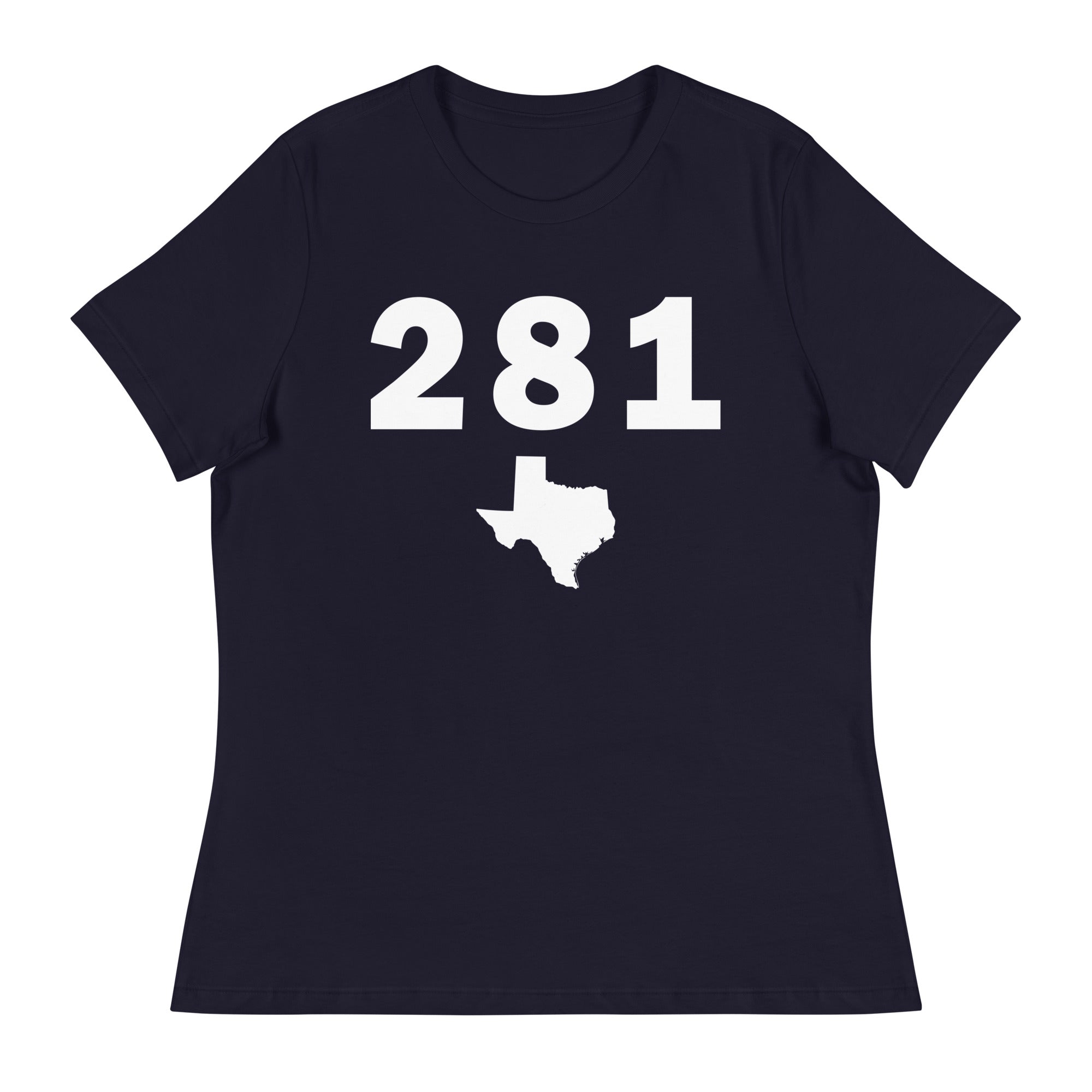 281 Area Code Women's Relaxed T Shirt