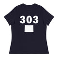 303 Area Code Women's Relaxed T Shirt
