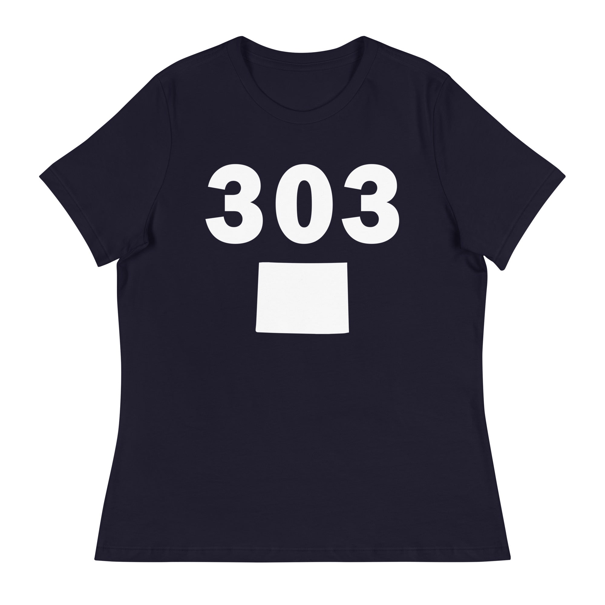 303 Area Code Women's Relaxed T Shirt