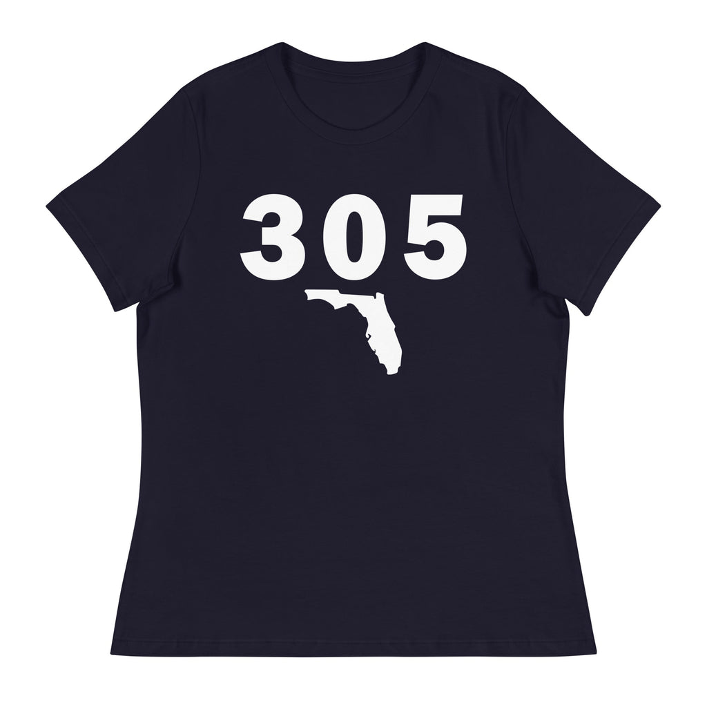 305 Area Code Women's Relaxed T Shirt