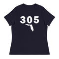 305 Area Code Women's Relaxed T Shirt