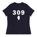 309 Area Code Women's Relaxed T Shirt
