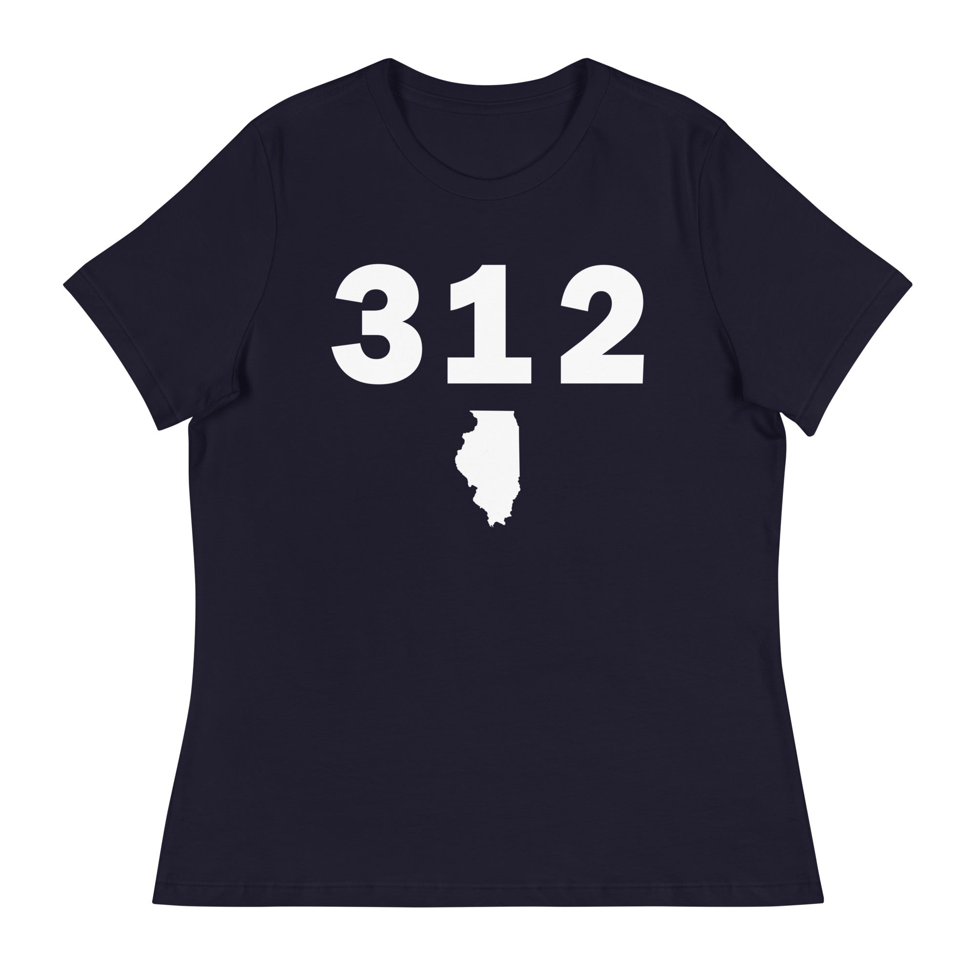 312 Area Code Women's Relaxed T Shirt