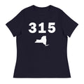 315 Area Code Women's Relaxed T Shirt