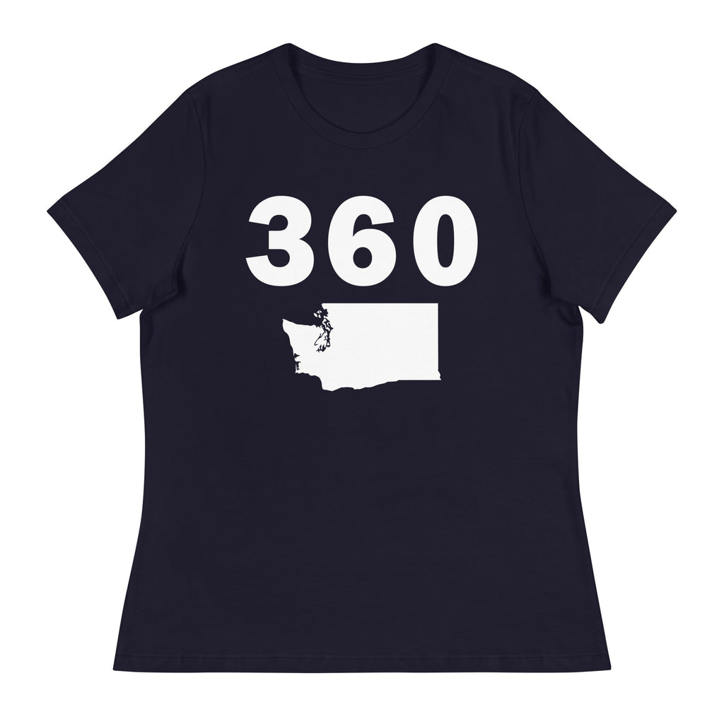 360 Area Code Women's Relaxed T Shirt