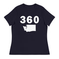 360 Area Code Women's Relaxed T Shirt