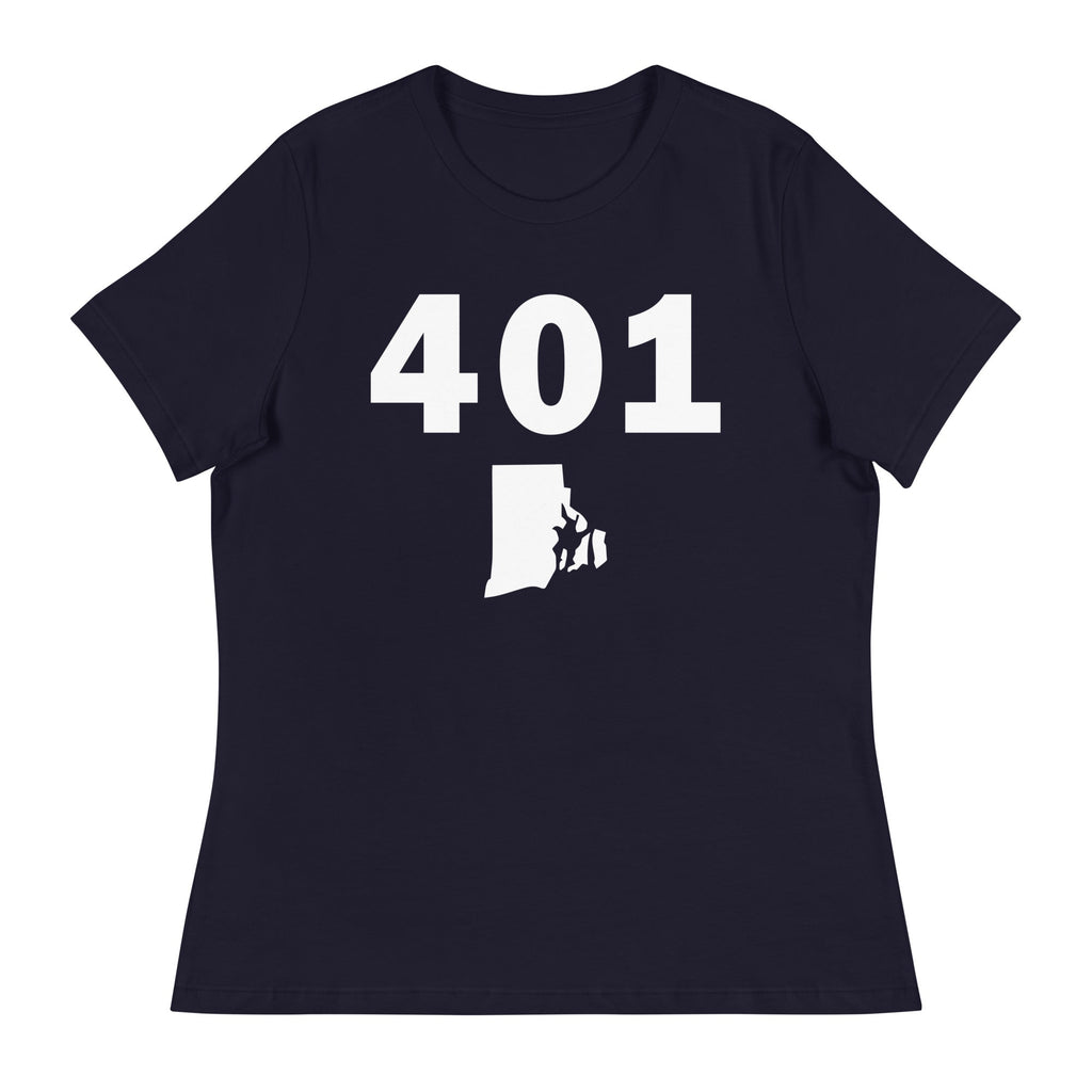401 Area Code Women's Relaxed T Shirt