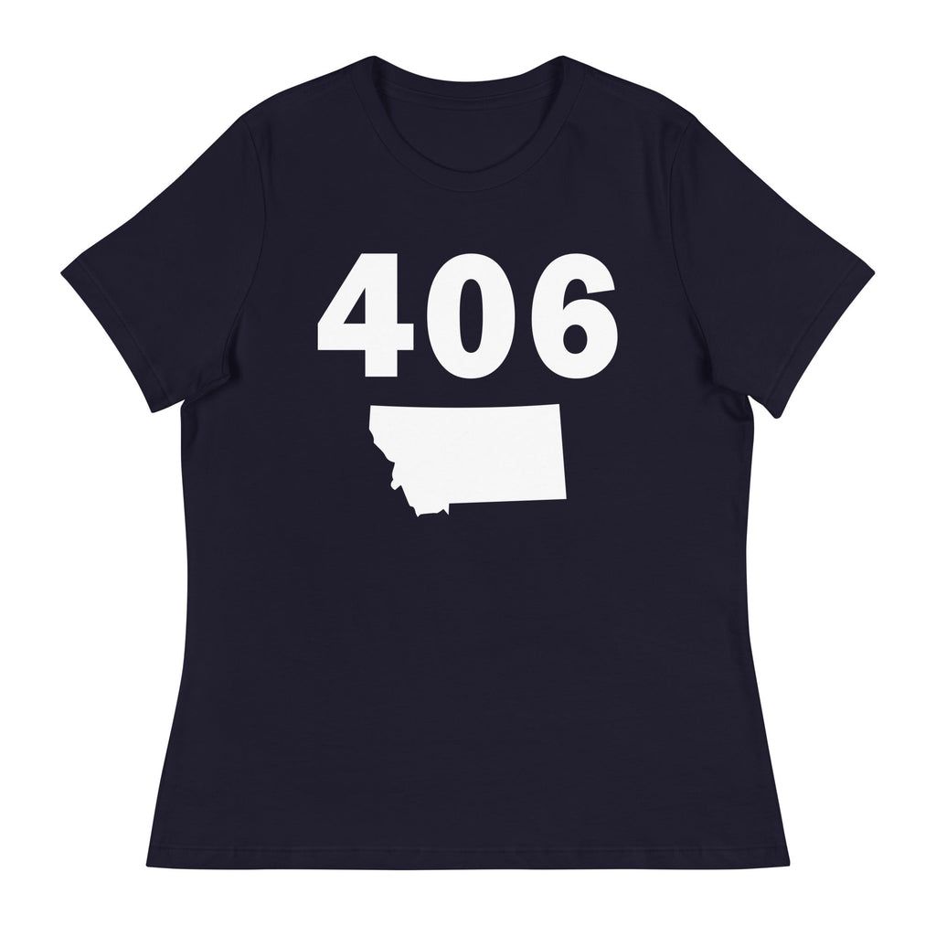 406 Area Code Women's Relaxed T Shirt