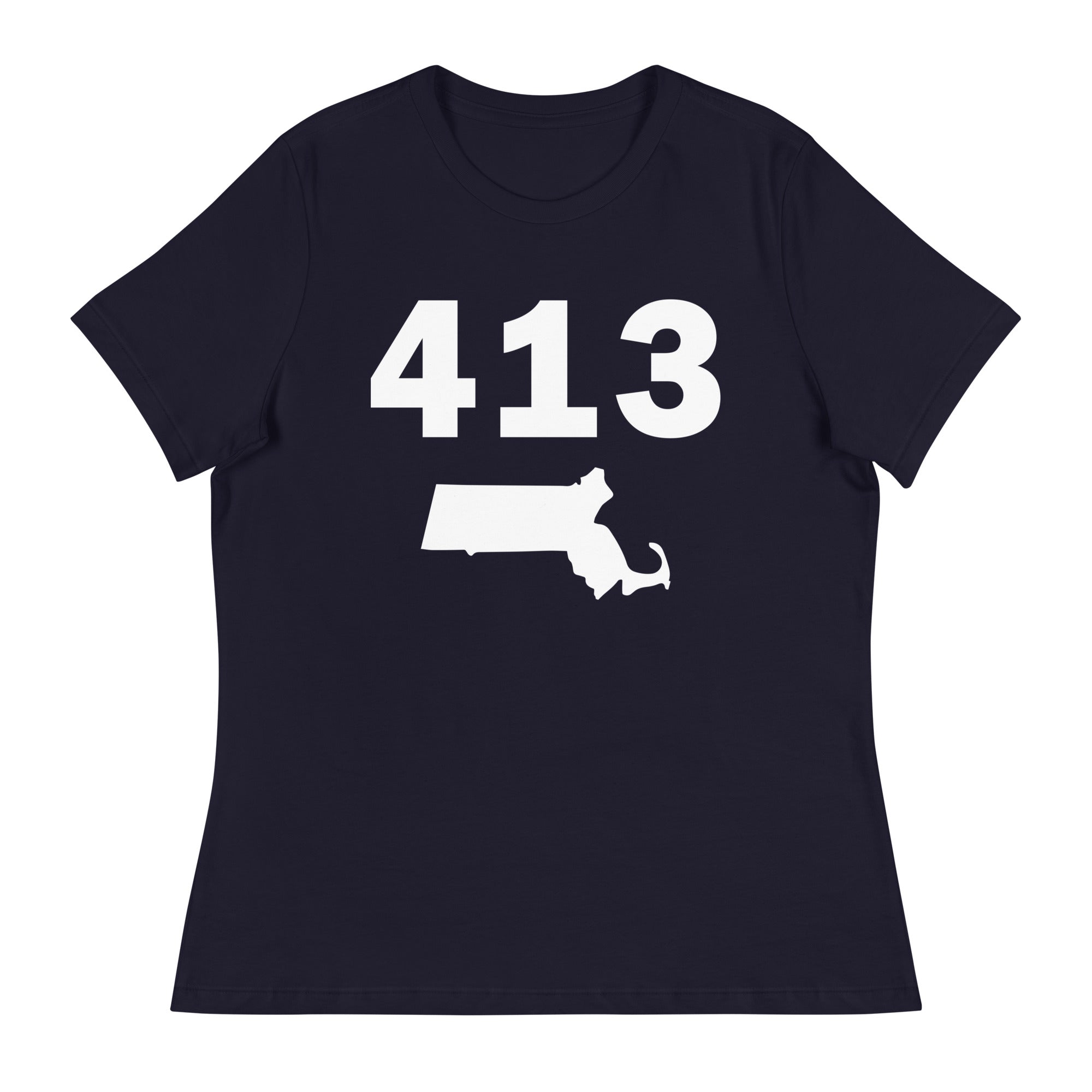 413 Area Code Women's Relaxed T Shirt