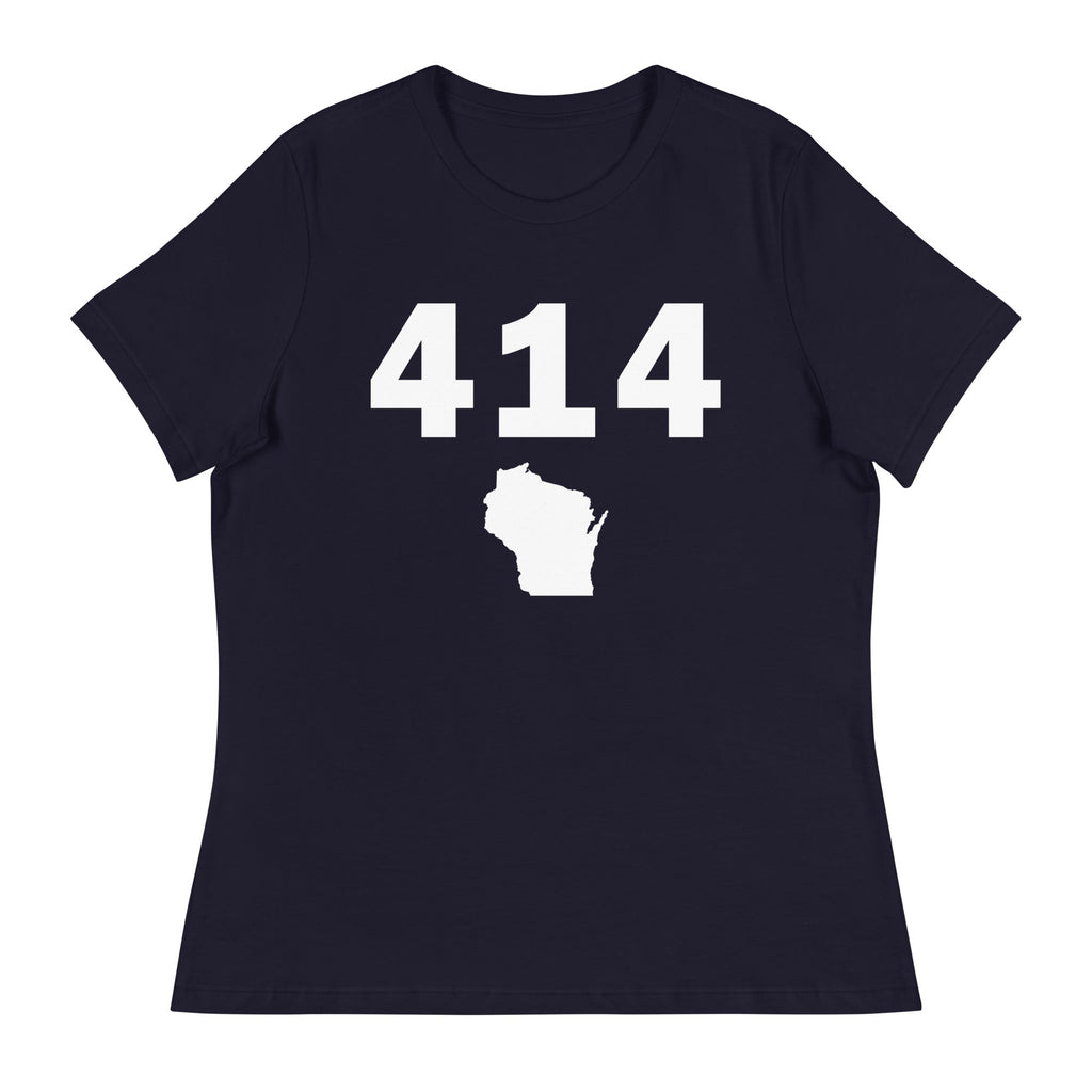 414 Area Code Women's Relaxed T Shirt
