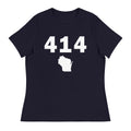 414 Area Code Women's Relaxed T Shirt