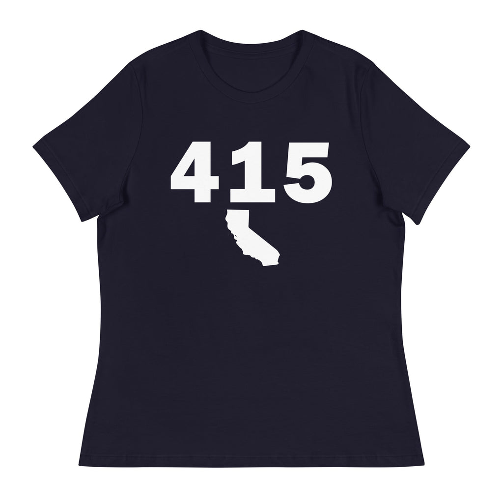 415 Area Code Women's Relaxed T Shirt