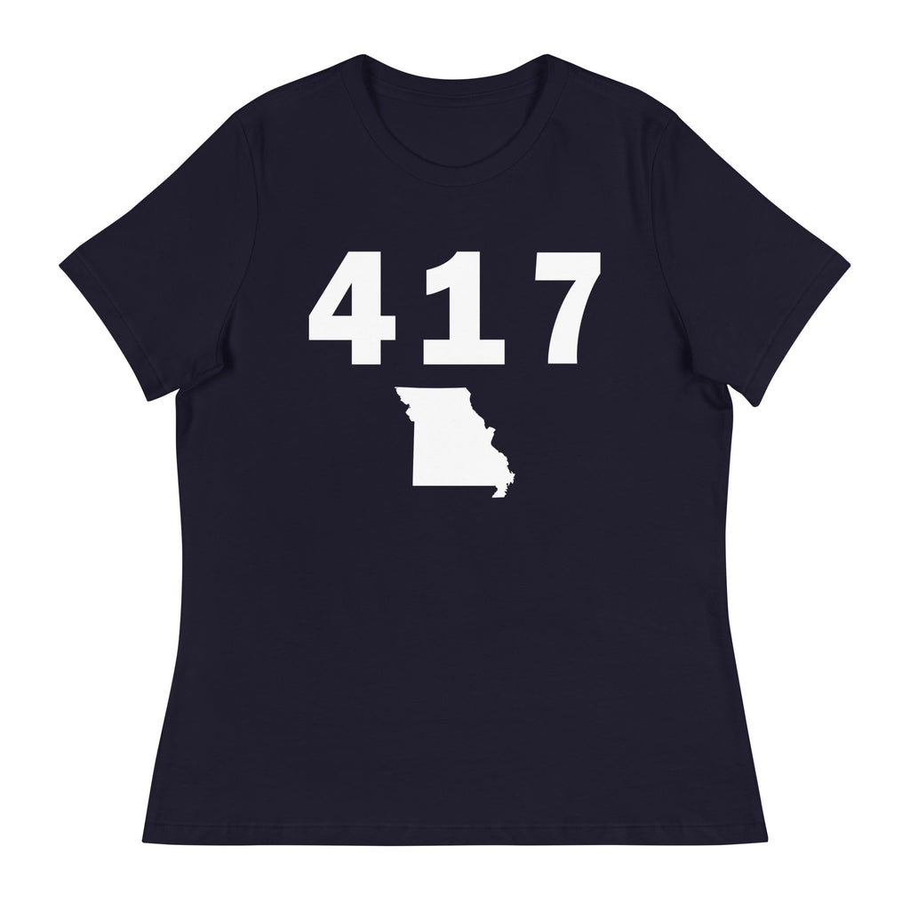 417 Area Code Women's Relaxed T Shirt