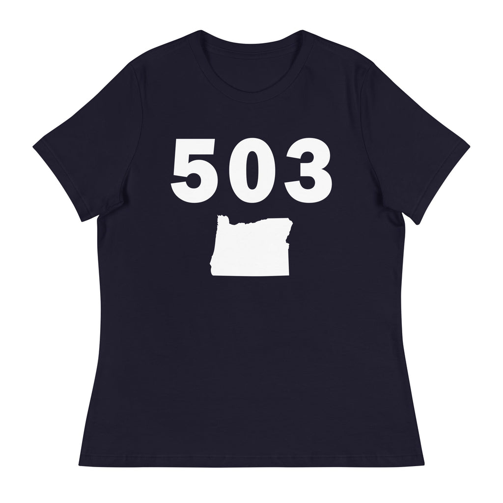 503 Area Code Women's Relaxed T Shirt