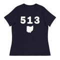 513 Area Code Women's Relaxed T Shirt