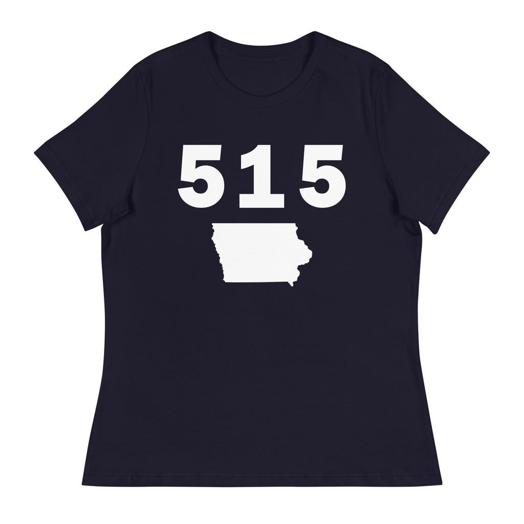 515 Area Code Women's Relaxed T Shirt