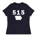 515 Area Code Women's Relaxed T Shirt
