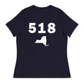 518 Area Code Women's Relaxed T Shirt