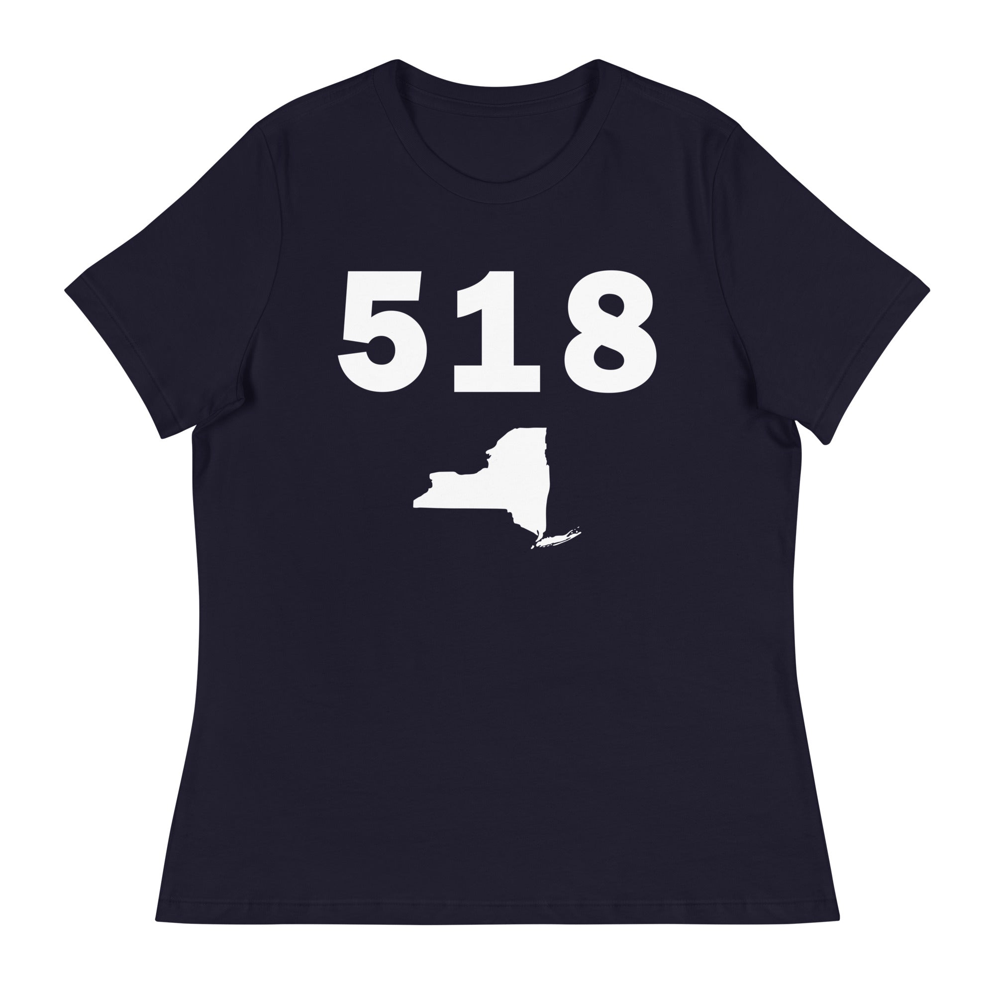 518 Area Code Women's Relaxed T Shirt