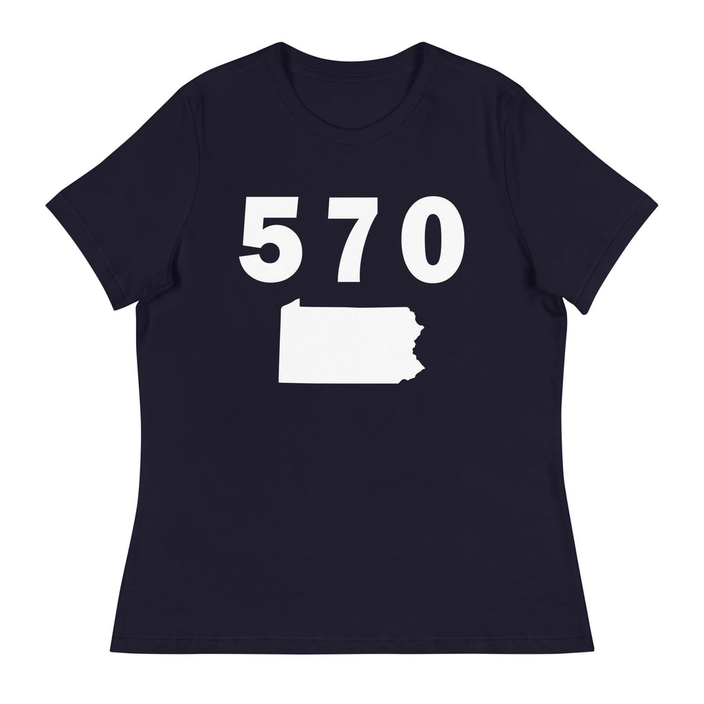 570 Area Code Women's Relaxed T Shirt