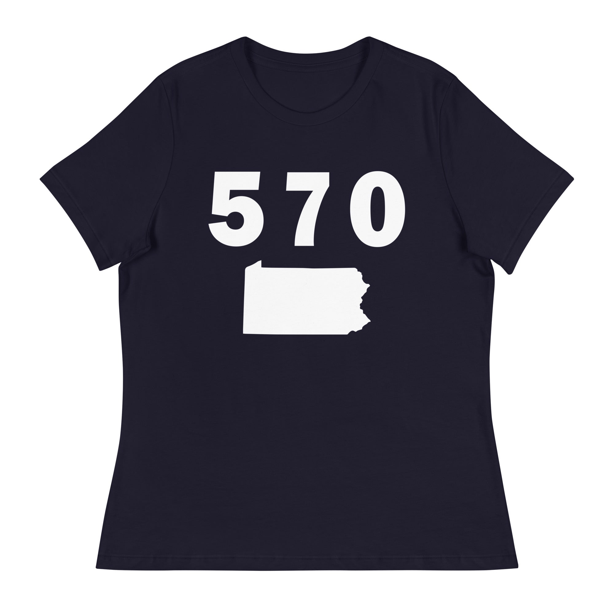 570 Area Code Women's Relaxed T Shirt