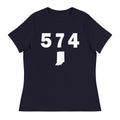 574 Area Code Women's Relaxed T Shirt