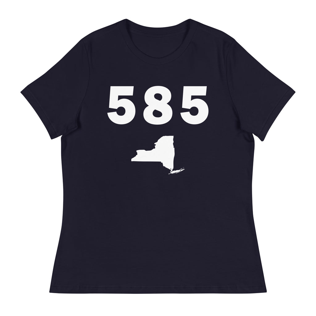 585 Area Code Women's Relaxed T Shirt