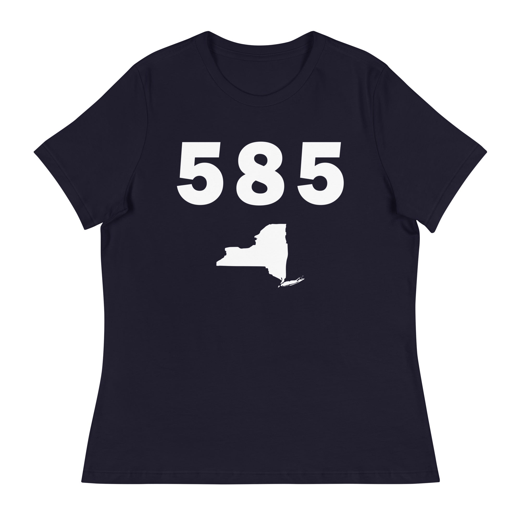 585 Area Code Women's Relaxed T Shirt