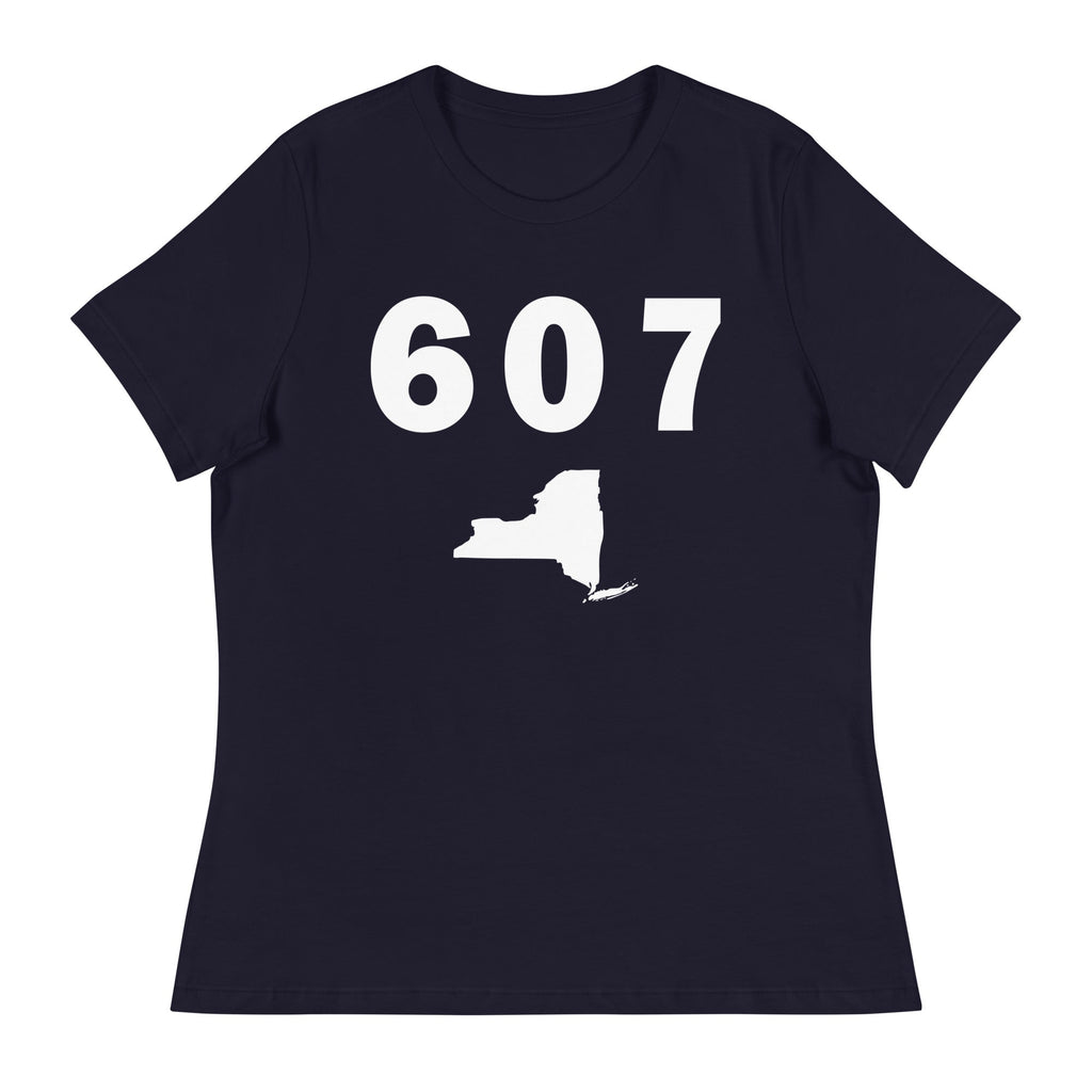607 Area Code Women's Relaxed T Shirt
