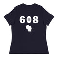608 Area Code Women's Relaxed T Shirt